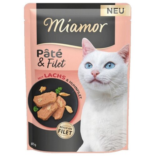 Miamor Vlažna hrana za mačke, Pate losos, 85g Slike