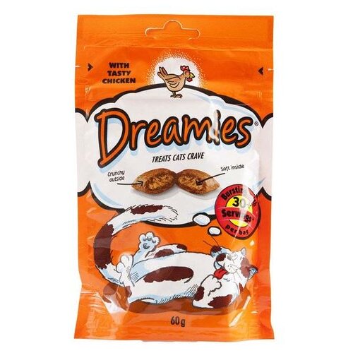 Dreamies poslasica za mačke piletina 60 g 60 g Cene