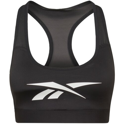 Reebok Športni nederček črna / bela Cene