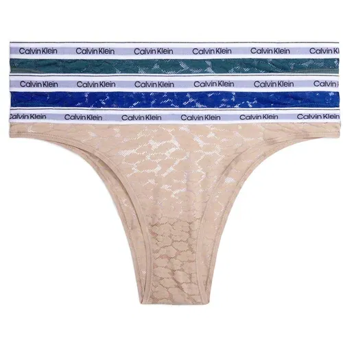 Calvin Klein Underwear Slip bež / plava / zelena / bijela