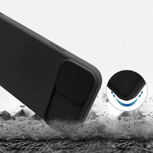 Onasi lens cover silikonski ovitek za&amp;scaron;čita za samsung galaxy S21 fe G990 - črn Slike