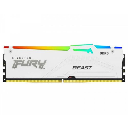 Kingston DDR5 64GB (2x32GB) 5200MHz CL36 DIMM [FURY Beast] White EXPO Cene