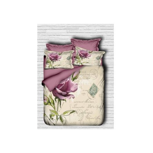 Lessentiel Maison set posteljine 125, 160x220cm, bež-ljubičasta Cene