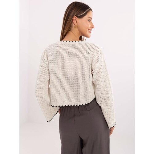 RUE PARIS Sweater-CLM-SW-1901.92-ecru Slike