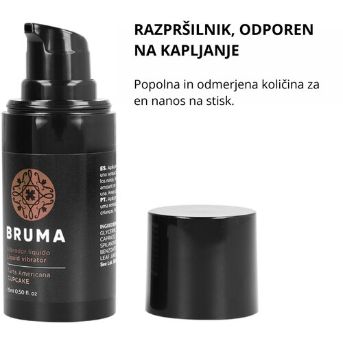 Bruma Stimulacijski Gel Ultra Sliding Cupcake Slike