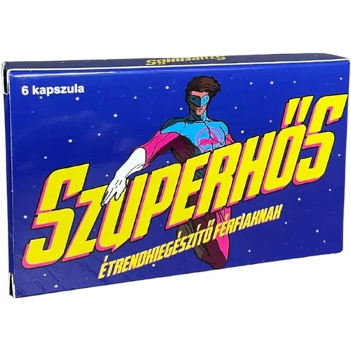 Drugo Superhero Classic - močna prehranska dopolnila v kapsulah za moške (6 kosov)