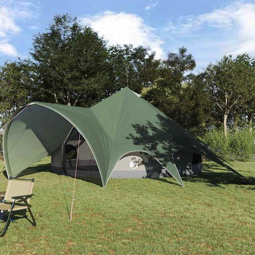  Teepee &scaron;ator za 7 osoba Zelena i Siva 600 x 600 x 347 cm Cijene