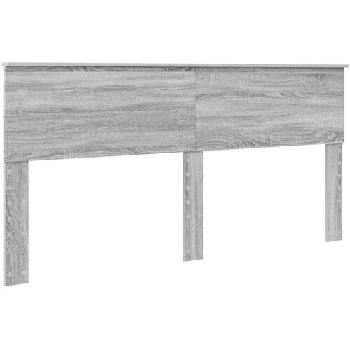  Okvir za krevet s uzglavljem Siva Sonoma 200 x 200 cm Slike