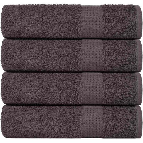  Ručnici za ruke FROGN 4 kom. Antracit 50x100 cm 360 g/m&amp;sup2; - Antracit 50 x 100 cm 4 Slike