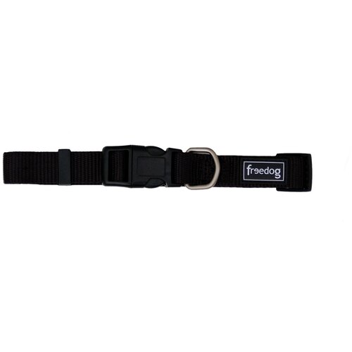 Freedog ogrlica nylon za pse 15mm - crna i plava Slike