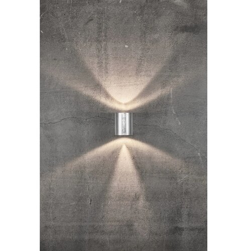 Nordlux LED spolja&amp;scaron;nje zidno svetlo CANTO 2xLED/5,5W/230V IP44 srebrna Slike