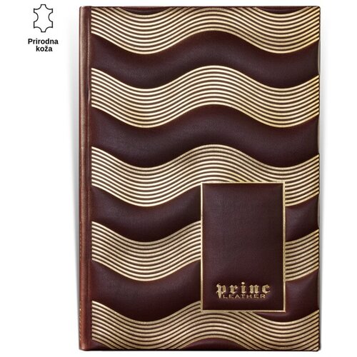 PRINC LEATHER Kožni Rokovnik, B5, 330 listova Cene