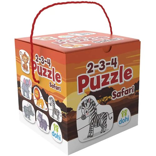 Madžarski proizvajalec 2-3-4 kos puzzle - Safari Cene