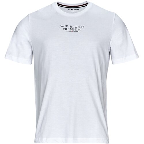 Jack & Jones Majice s kratkimi rokavi JPRBLUARCHIE SS TEE CREW NECK Bela Cene