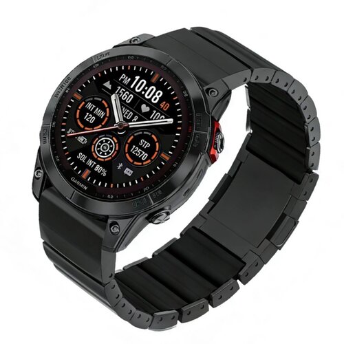 INF Hitro spro&scaron;čljiva jeklena zapestnica z magnetno sponko, 26mm za Garmin Black, (5000295568) Cene