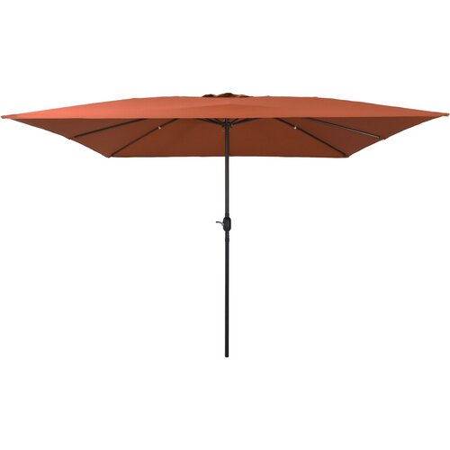 vidaXL Kvadratni vrtni suncobran 295x245 cm Tamno narančasta Cijene