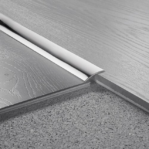 LOGOCLIC prijelazni profil (sjajni plemeniti čelik, 2,7 m x 30 mm x 3,5 mm, vrsta montaže: lijepljenje, nebušeno) Cijene