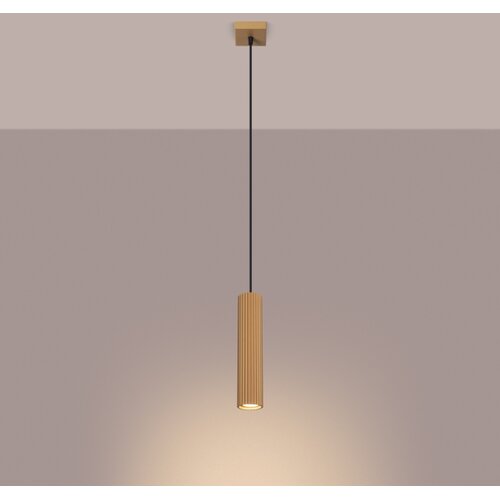Sollux Lighting Sollux SL.1554 - Luster na sajli KARBON 1xGU10/10W/230V zlatna Slike