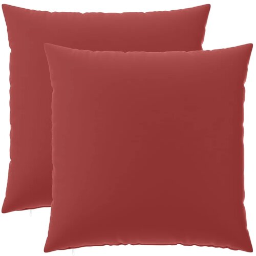  Presvlaka za jastuk 2 pcs HEERLEN Vinska crvena 60 x 60 cm - boja crnog vina 60 x 60 cm 2 Cene