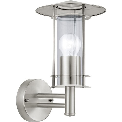 Eglo lisio spoljna zidna lampa/1, e27, inox/staklo Slike