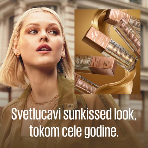 Maybelline Sunkisser tekući highlighter nijansa 21 All Star 4.7 ml Slike