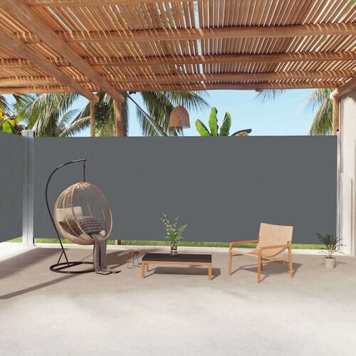 vidaXL Uvlačiva bočna tenda antracit 220 x 1000 cm Cene