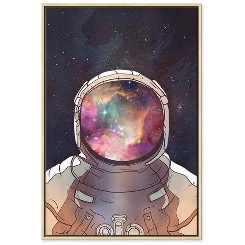  Slika - Star Explorer (1 Part) Vertical 40x60 U prirodnom drvenom okviru Slike
