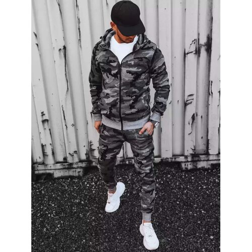 DStreet Dark gray men's camo tracksuit AX0623 Cijene