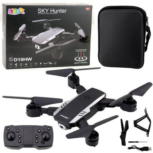  Aku. 360 zložljiv dron s kamero Sky Hunter D19HW WiFi FPV Slike