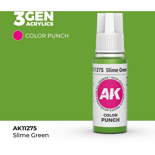 AK Interactive Slime Green 17ml - Color Punch 3rd Gen AK11275 Cene