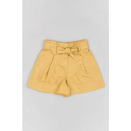 Zippy Dječje kratke hlače boja: bež, glatki materijal, podesivi struk