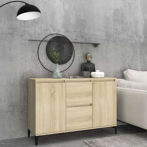VidaXL Komoda boja hrasta sonome 104 x 35 x 70 cm od iverice Slike