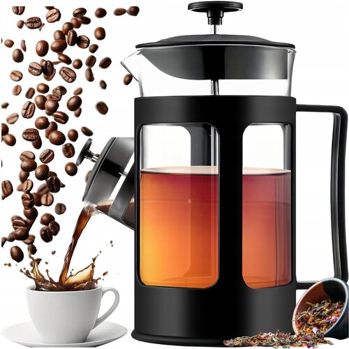 Staklena posuda s press filterom za kavu ili čaj 1000ml Frenchpress Cijene