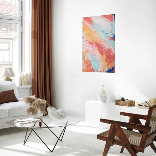 Plakat Colorful Harmony - dynamic color transitions in pastel tones 40x60 Cijene