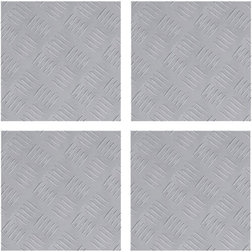 vidaXL Aluminijaste checker plo&scaron;če 4 kosa Protizdrsno 30x30 cm, (22014907) Cene