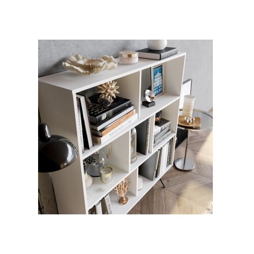 Woody Fashion polica 120x132,2x29,5 cm bijela Slike