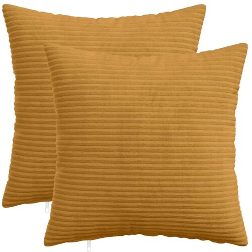  Presvlaka za jastuk 2 pcs HEERLEN Žuta 30 x 30 cm Kord - Žuta 30 x 30 cm 2 Cijene
