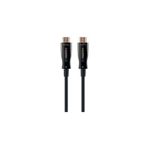  HDMI kabl GEMBIRD, 50m, Active Optical (AOC) High speed HDMI cable with Ethernet &amp;ldquo;AOC Premium Series&amp;rdquo;, CCBP-HDMI-AOC-50M-02 Slike