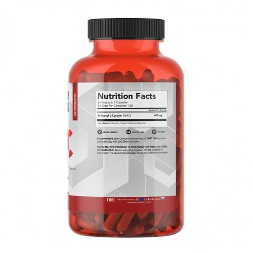 The Nutrition the nac &amp;ndash; 120 kapsula za imunitet i detoksikaciju Slike