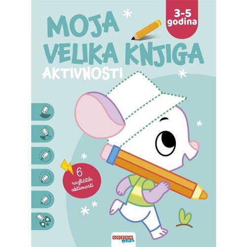 Odeon kids Moja Velika Knjiga Aktivnosti 3-5 (Plava) Cijene