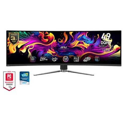 MSI Monitor MPG 491CQP QD-OLED, 49" DQHD QD-OLED, 144 Hz, 0,03 ms (GtG) Cijene