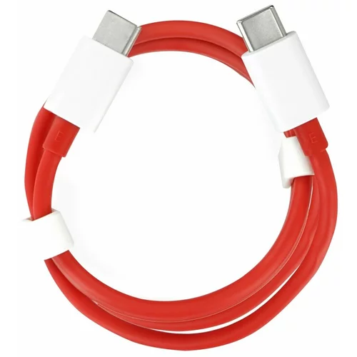Oneplus warp podatkovni kabel iz usb-c na usb-c, rdeč, 1.5 m