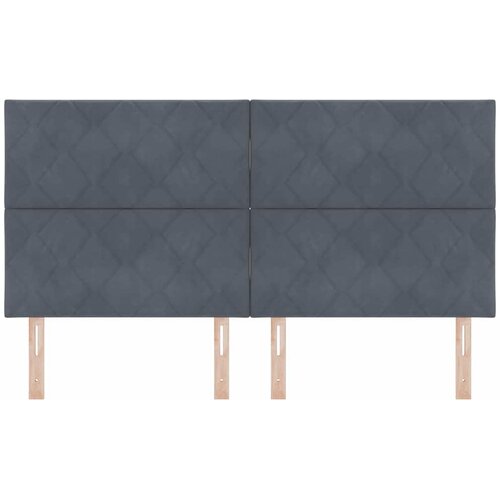  LED glava kreveta Tamno siva 180 cm Bar&amp;scaron;un Slike