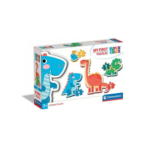 Clementoni My First Puzzles Super Color - Dinozavri (CLE20834), (21215632) Cene