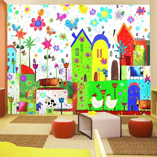  Tapeta - Happy farm 100x70 Slike