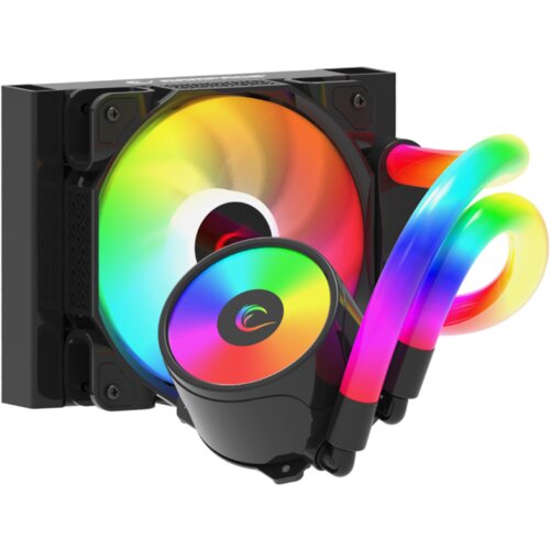CPU hladnjak AIO Liquid gaming RAMPAGE ICEBLADE C4 72CFM 2000RPM ARGB ventilator AM5/LGA1700 120mm Black Cijene