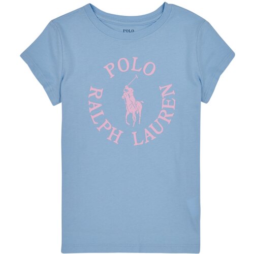 Polo Ralph Lauren Majice s kratkimi rokavi SS GRAPHIC T-KNIT SHIRTS-T-SHIRT Modra Slike