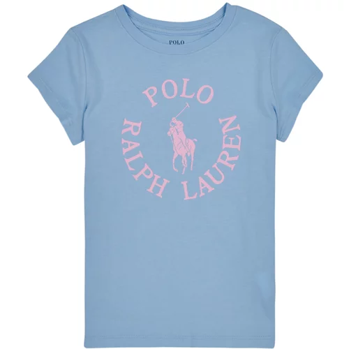 Polo Ralph Lauren SS GRAPHIC T-KNIT SHIRTS-T-SHIRT Blue