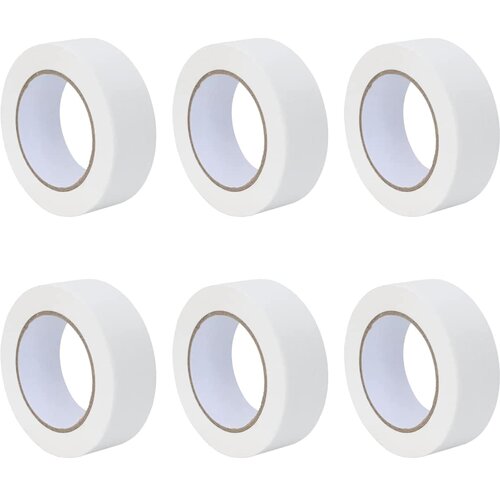  Trake za maskiranje slikara 6 pcs Bijelo 38mm x 50m Papir Slike