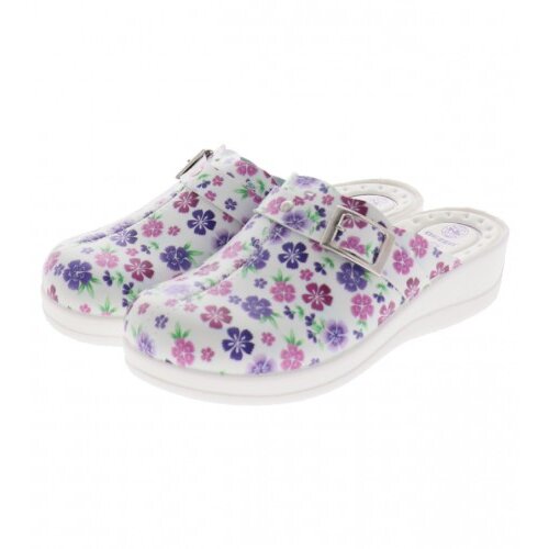 GEZER Klompe ženske cvjetići 36-40 GT1YZM.11778.09 bijele Slike